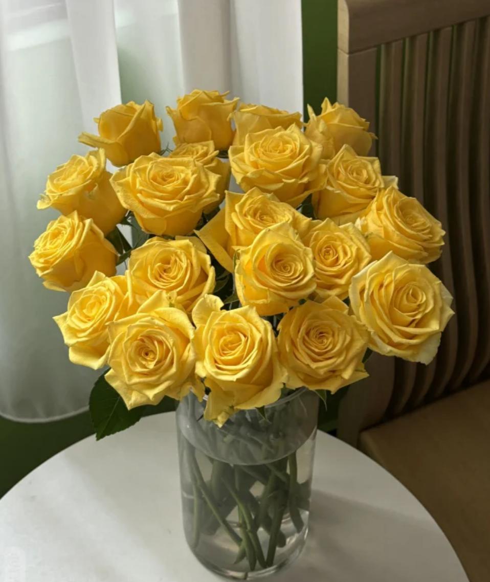 Moonwalk Yellow Roses 50cm - FOREVERMORE
